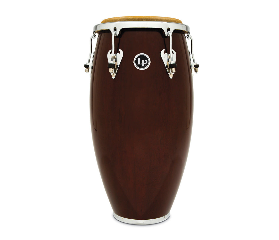 LP Matador Wood 11 3/4" Conga in Dark Brown Chrome Hardware