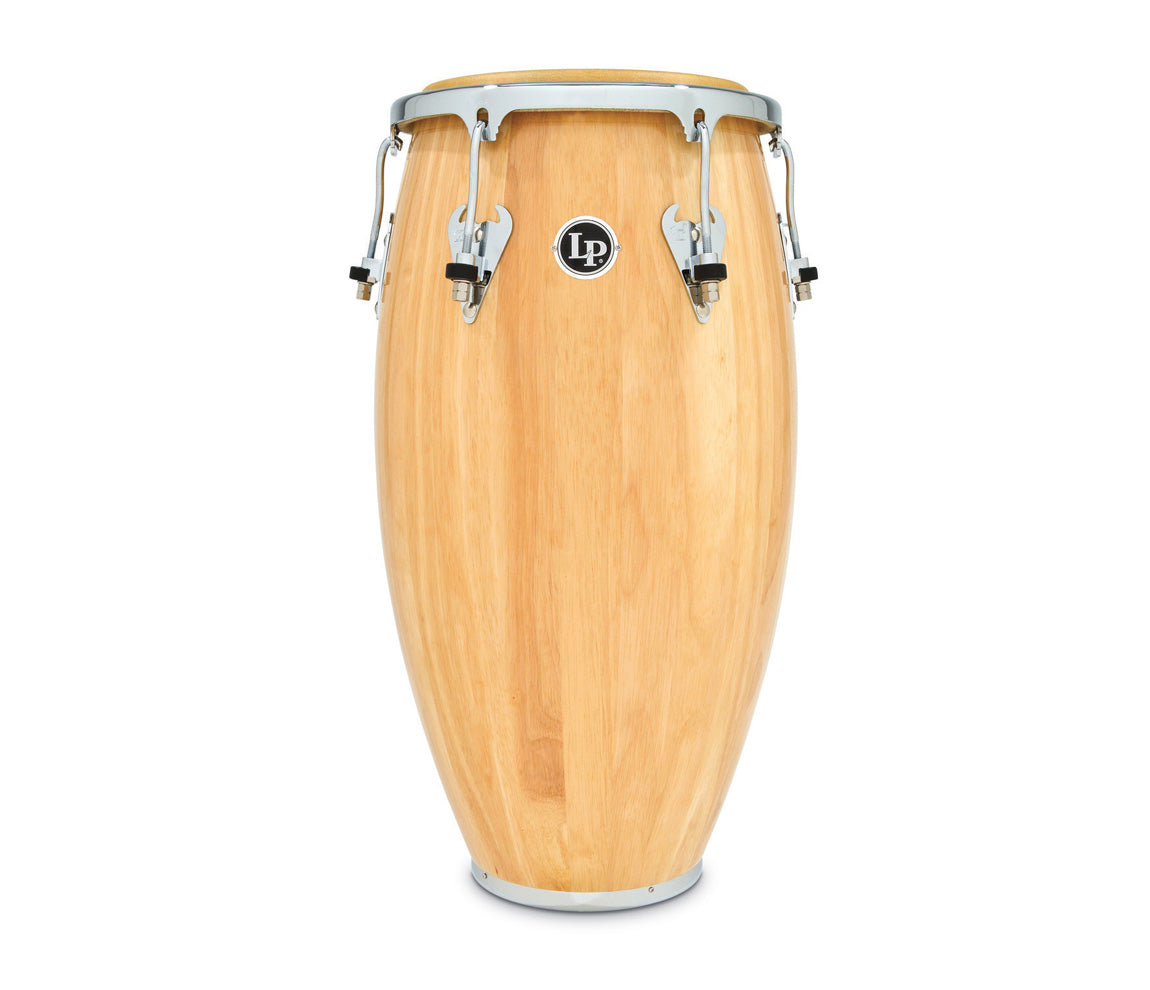 LP Matador Wood 12 1/2" Tumba in Natural Chrome Hardware
