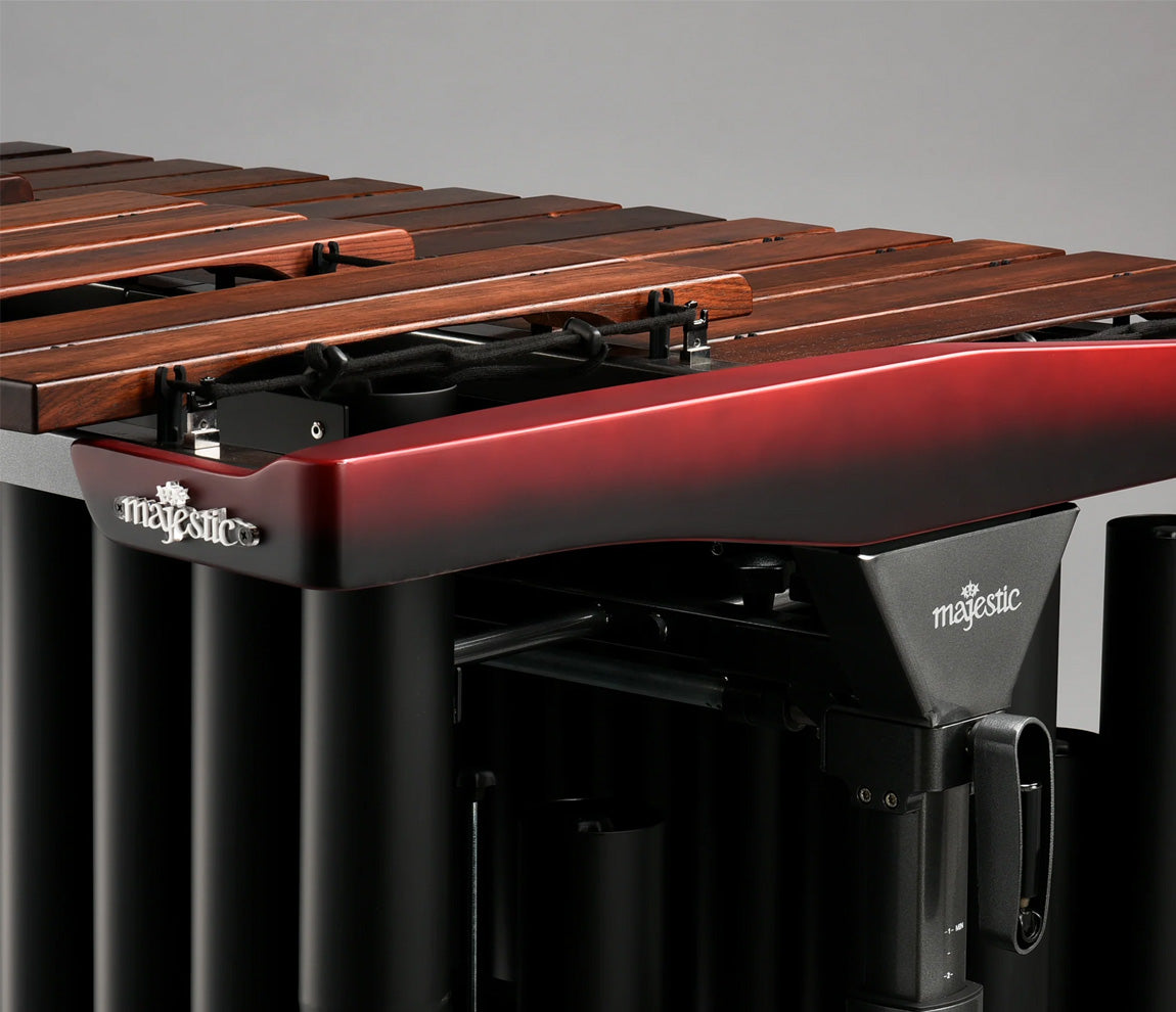 Majestic Reflection 5 Octave Rosewood Bar Marimba - Black Resonators