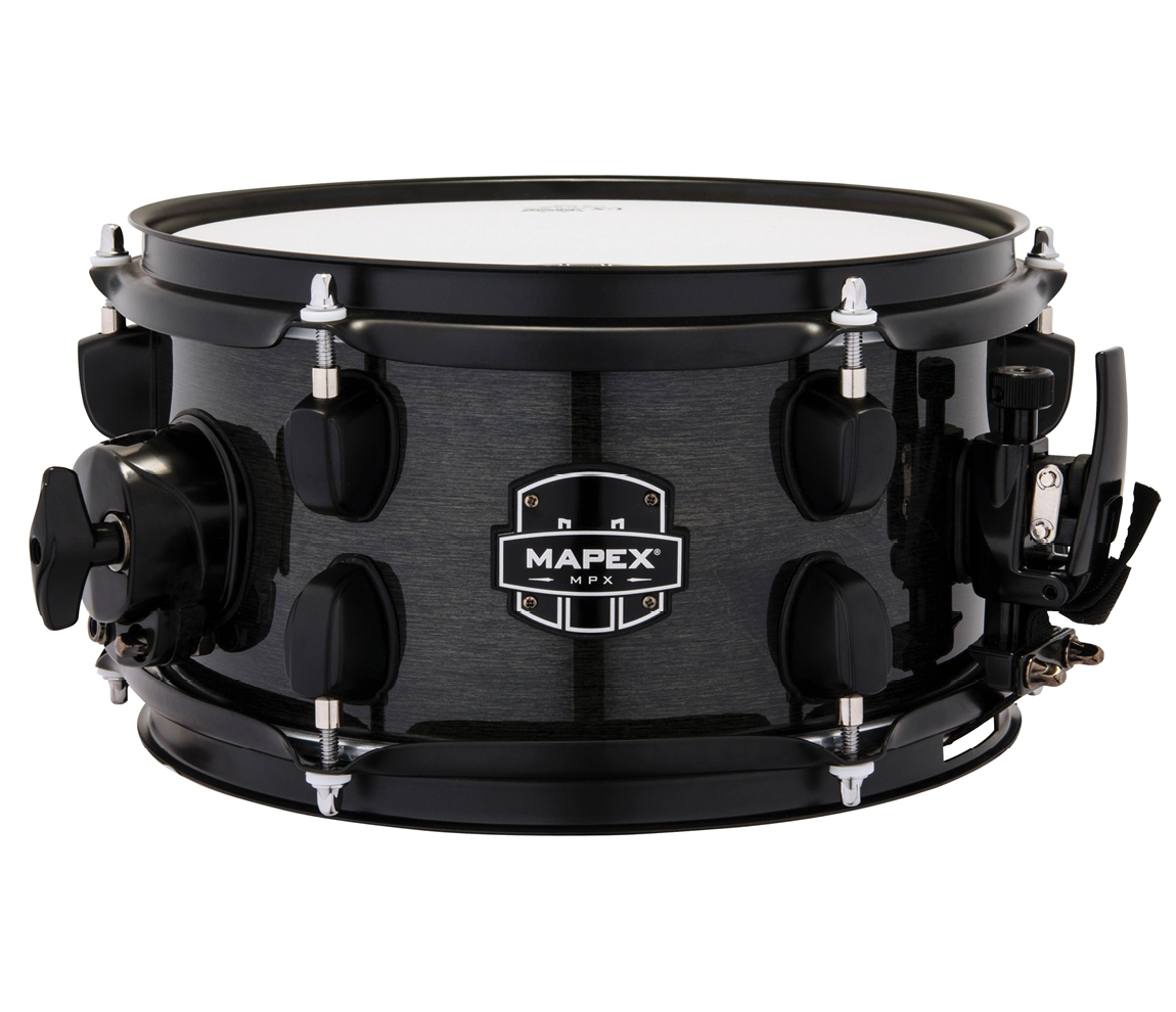 Mapex MPX 10" x 5.5" Maple/Poplar Hybrid Snare Drum in Midnight Black Finish