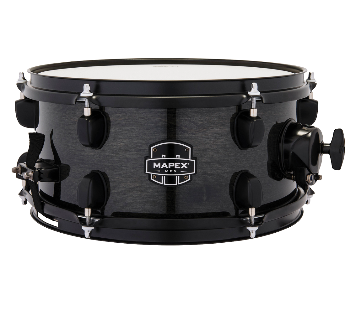 Mapex MPX 12" x 6" Maple/Poplar Hybrid Snare Drum in Midnight Black