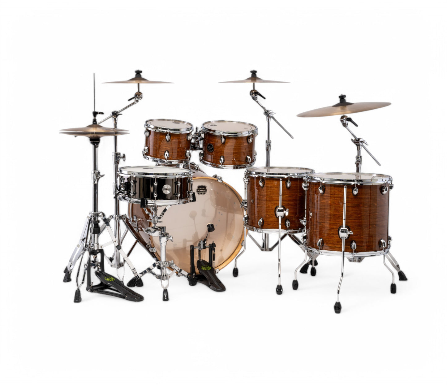 Mapex Armory Series 6 Piece LA Fusion Shell Pack In Roasted Chestnut