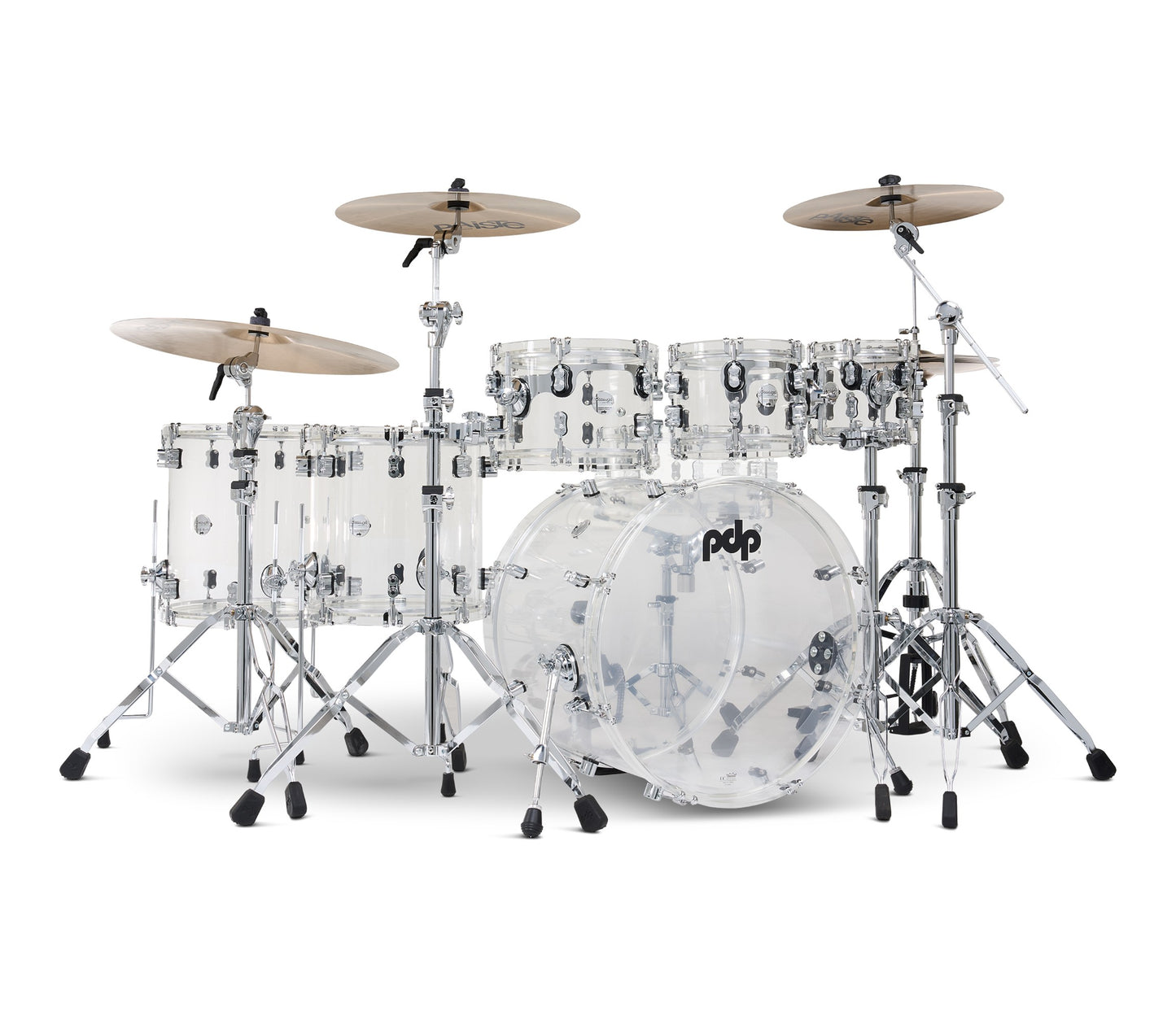 PDP Concept Series 22" 6-Piece Shell Pack in Clear Acrylic