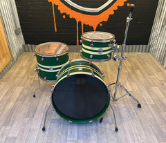 Pre-Loved Ddrum Reflex 3-piece Shell Pack in Rally Sport Green and Creme