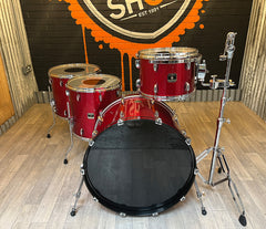 Pre-Loved Gretsch Renown 4-piece Shell Pack in Delmar Red Sparkle