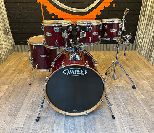 Mapex M Series 6-piece Shell Pack In Transparent Cherry Lacquer