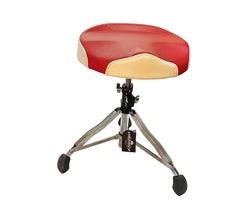 Dixon Motorcycle Drum Throne in Red and White