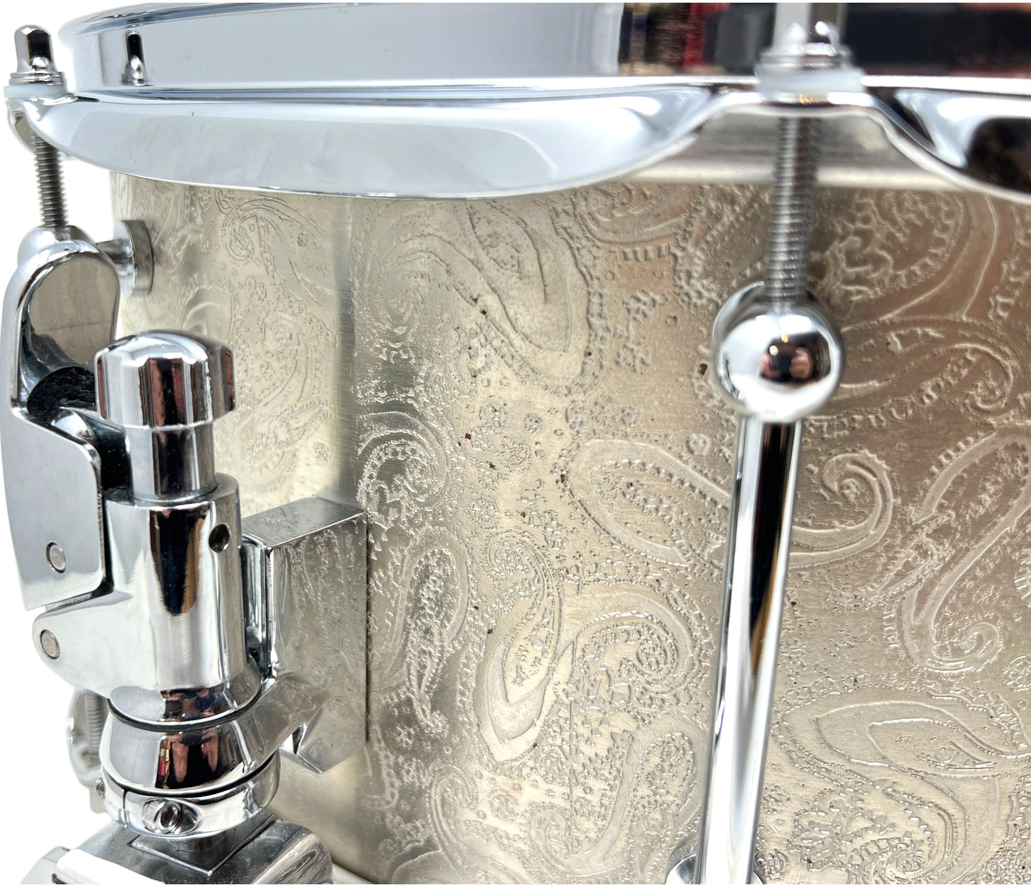 Pre Loved Dunnett Trussart 14" x 6.5" Snare Drum in Paisley Steel