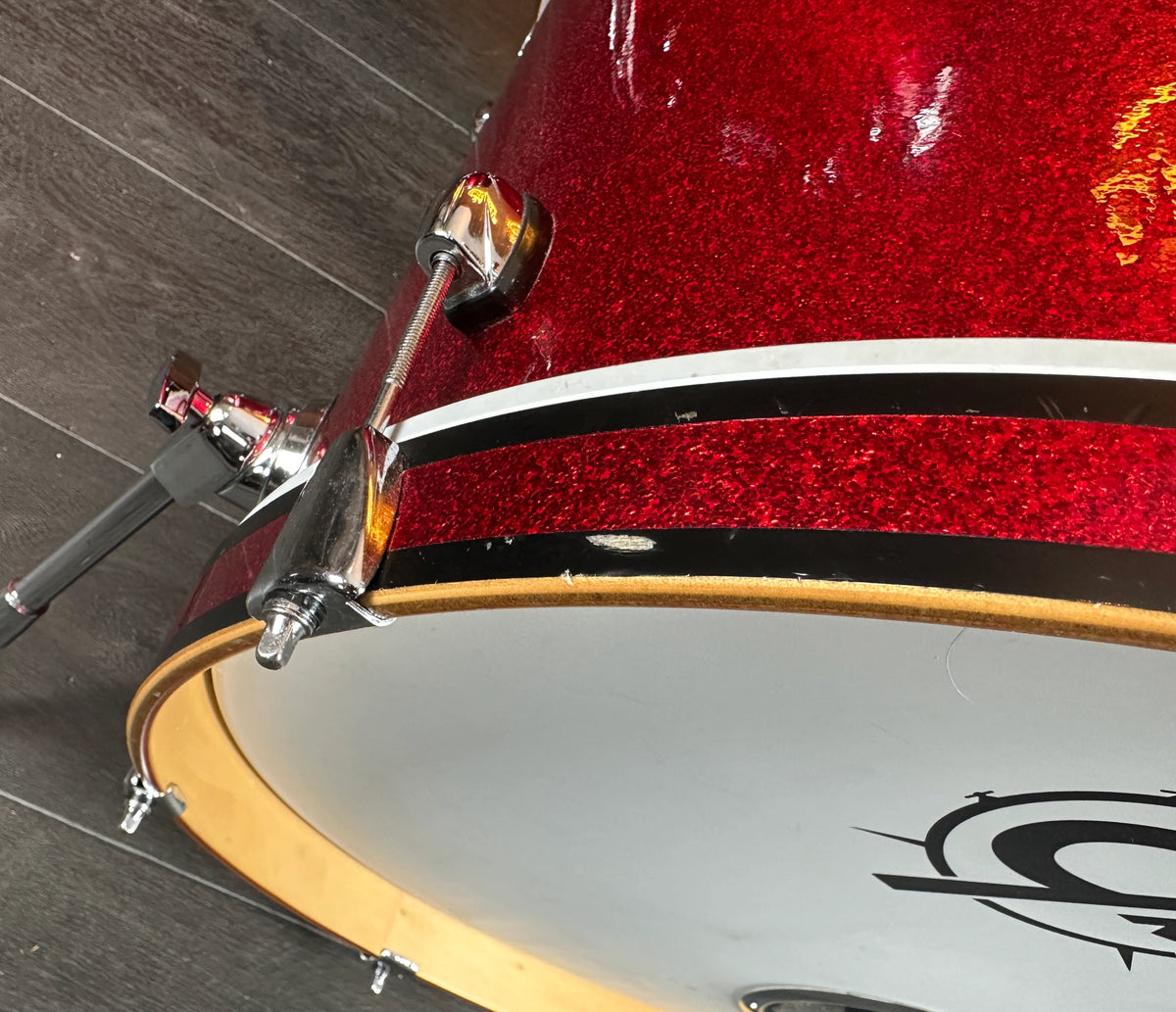 Pre Loved Gretsch Catalina Club 22" 4-Piece Shell Pack in Red Sparkle