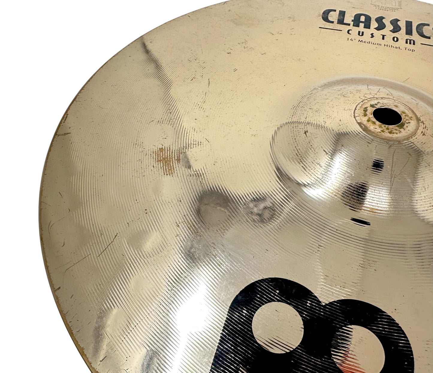 Pre Loved Meinl Classic 'SJC' Printed 14" Medium Hi Hats