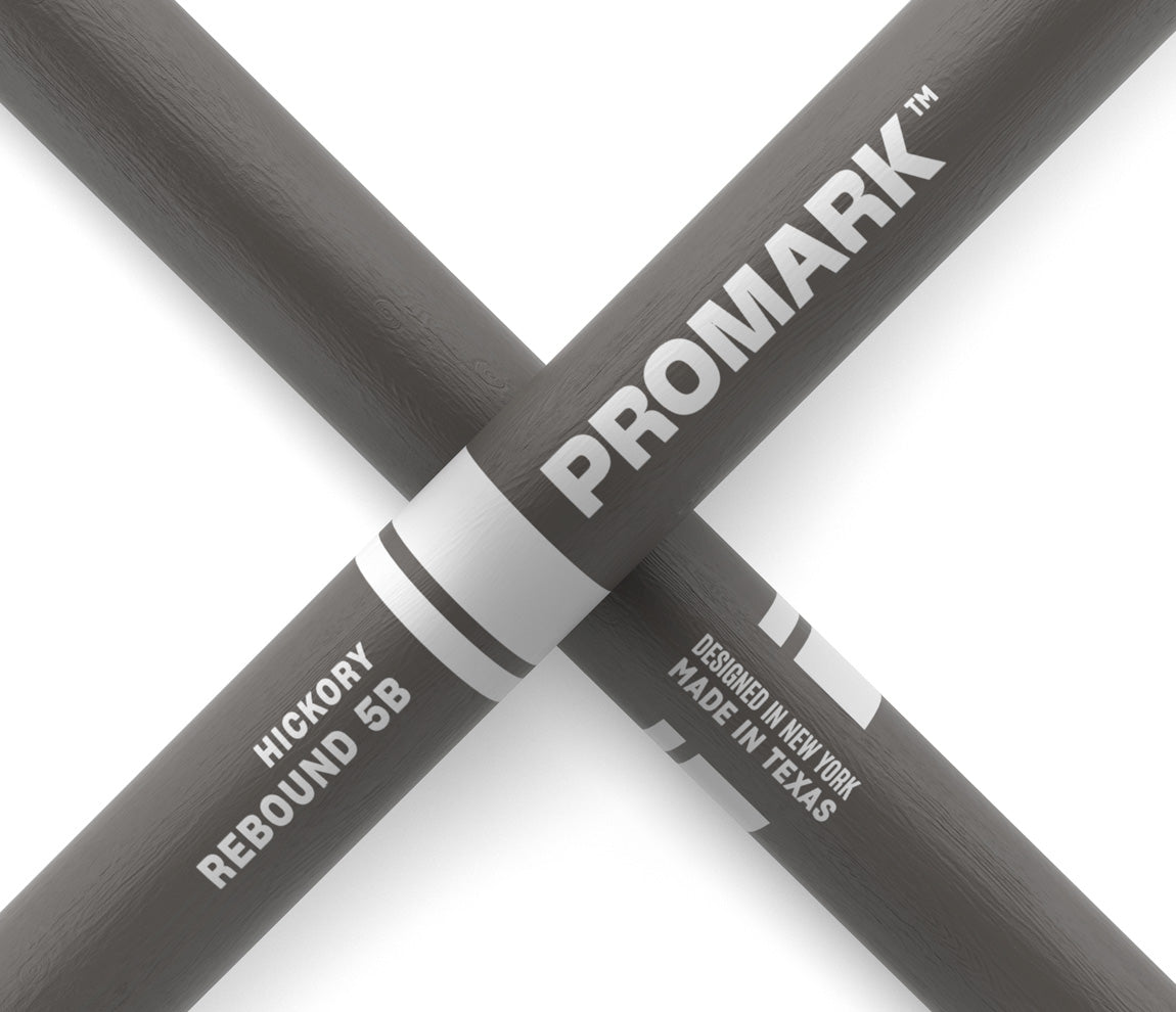 ProMark Rebound 5B Painted Gray Hickory Drumstick, Acorn Wood Tip