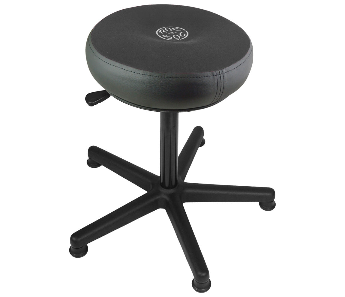 Roc N Soc Extended Lunar Throne with Round Seat (22" - 32") in Grey