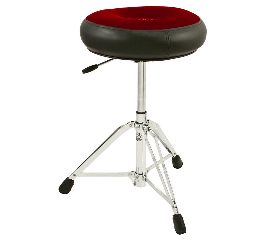 Roc N Soc Nitro Extended Throne with Round Seat (22" - 28") in Red