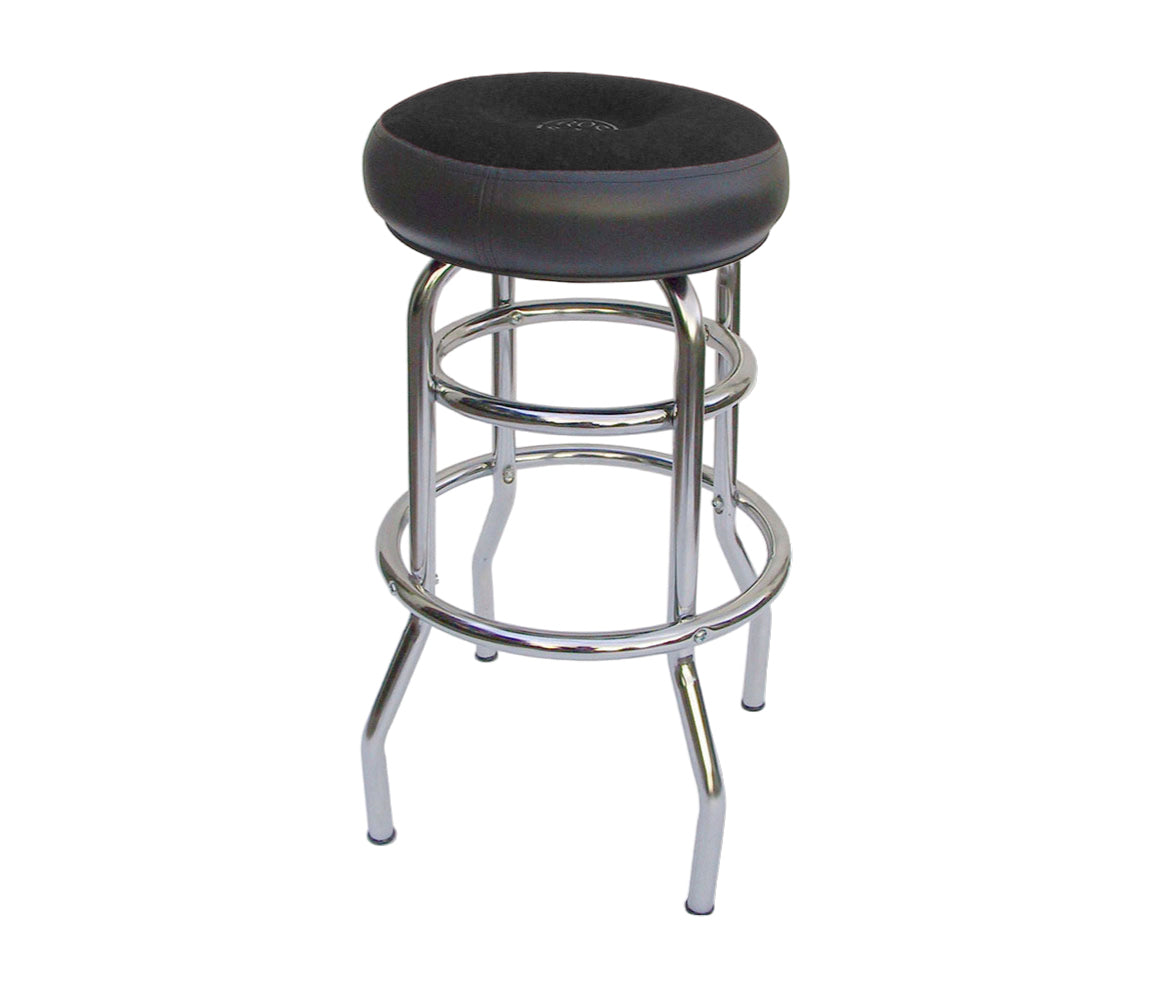 Roc N Soc Tall Tower Round Seat Stool (29") in Black