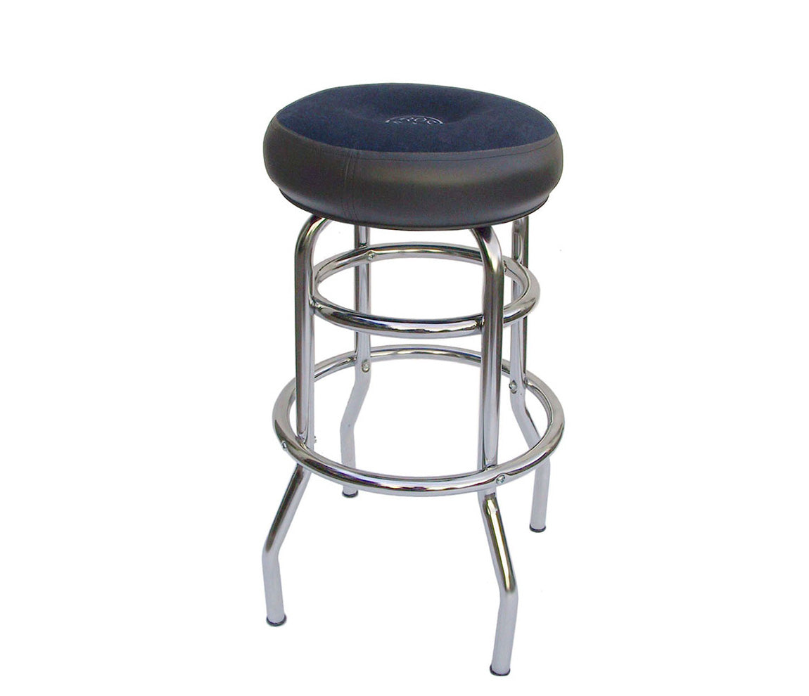 Roc N Soc Short Tower Round Seat Stool (26") in Blue