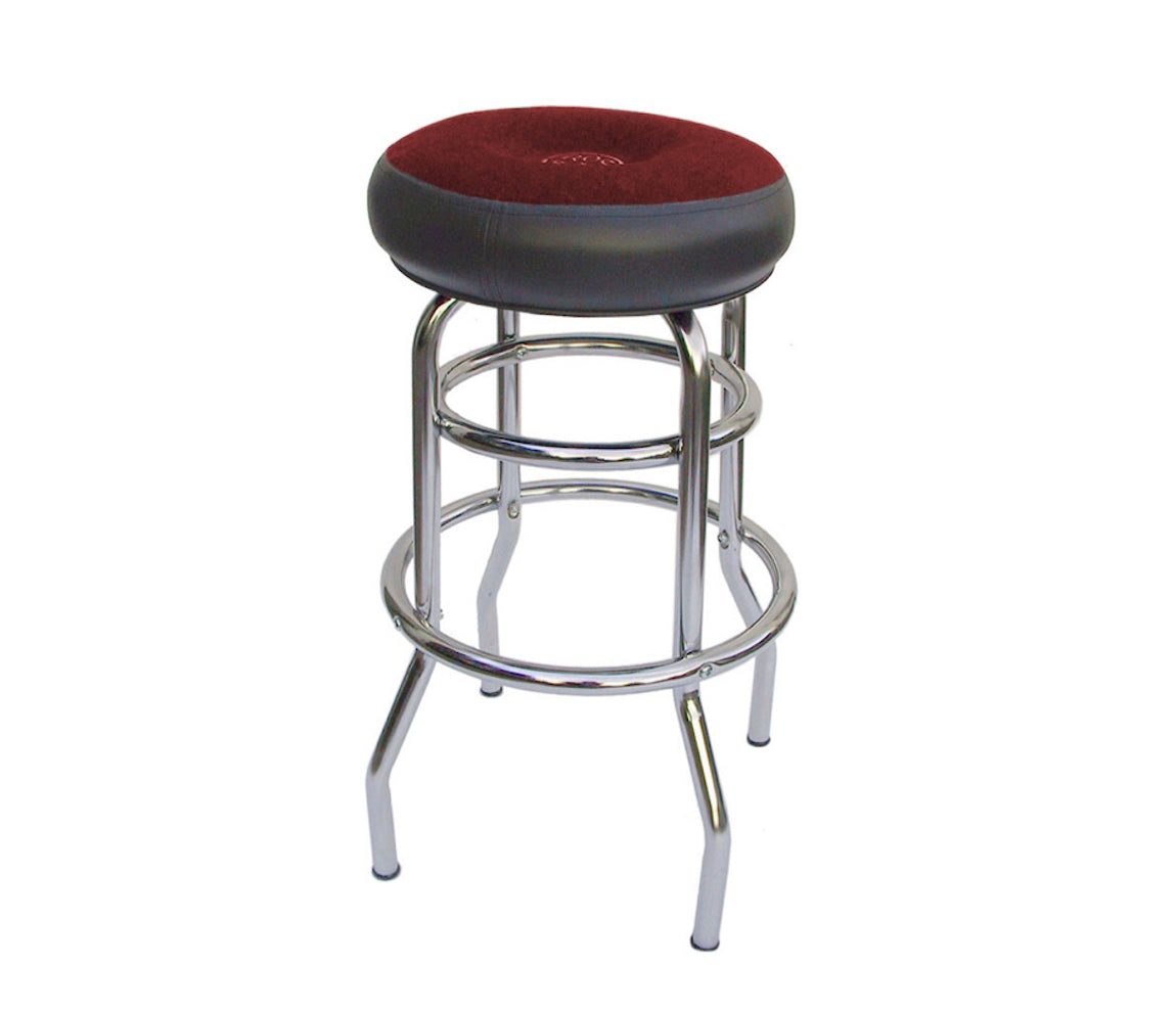 Roc N Soc Short Tower Round Seat Stool (26") in Red