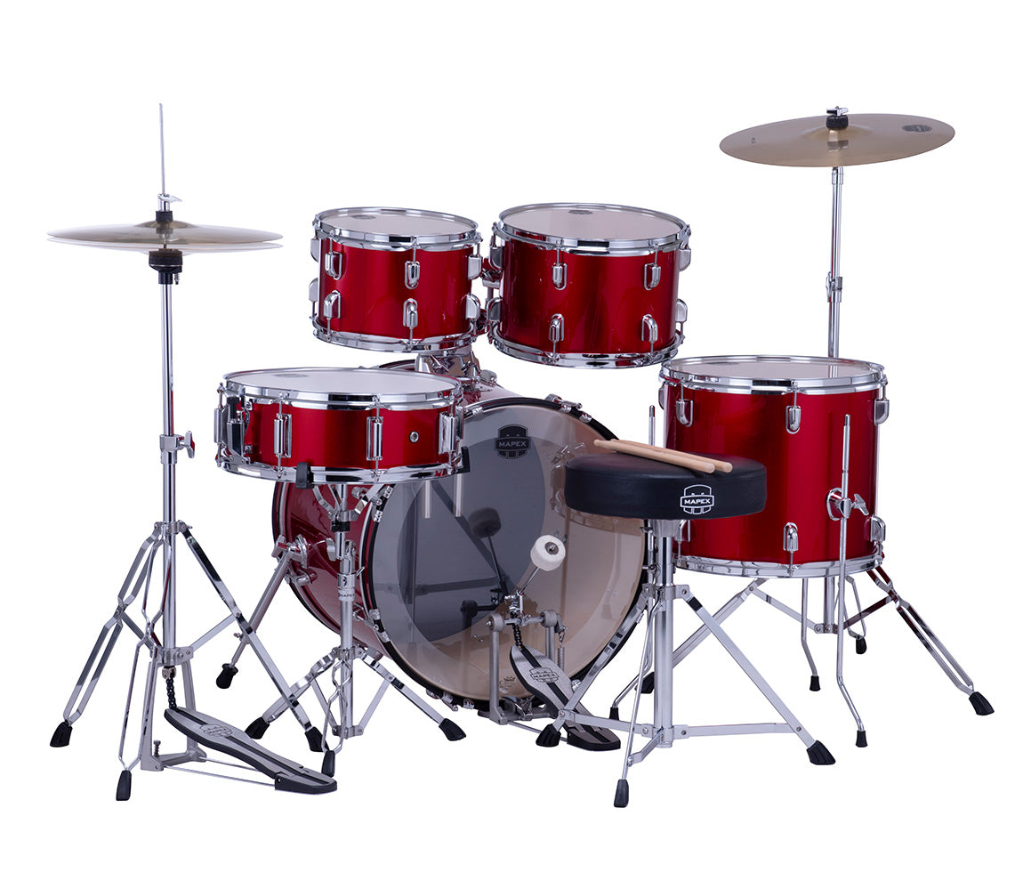 Mapex Comet Fusion Drum Kit in Infra Red