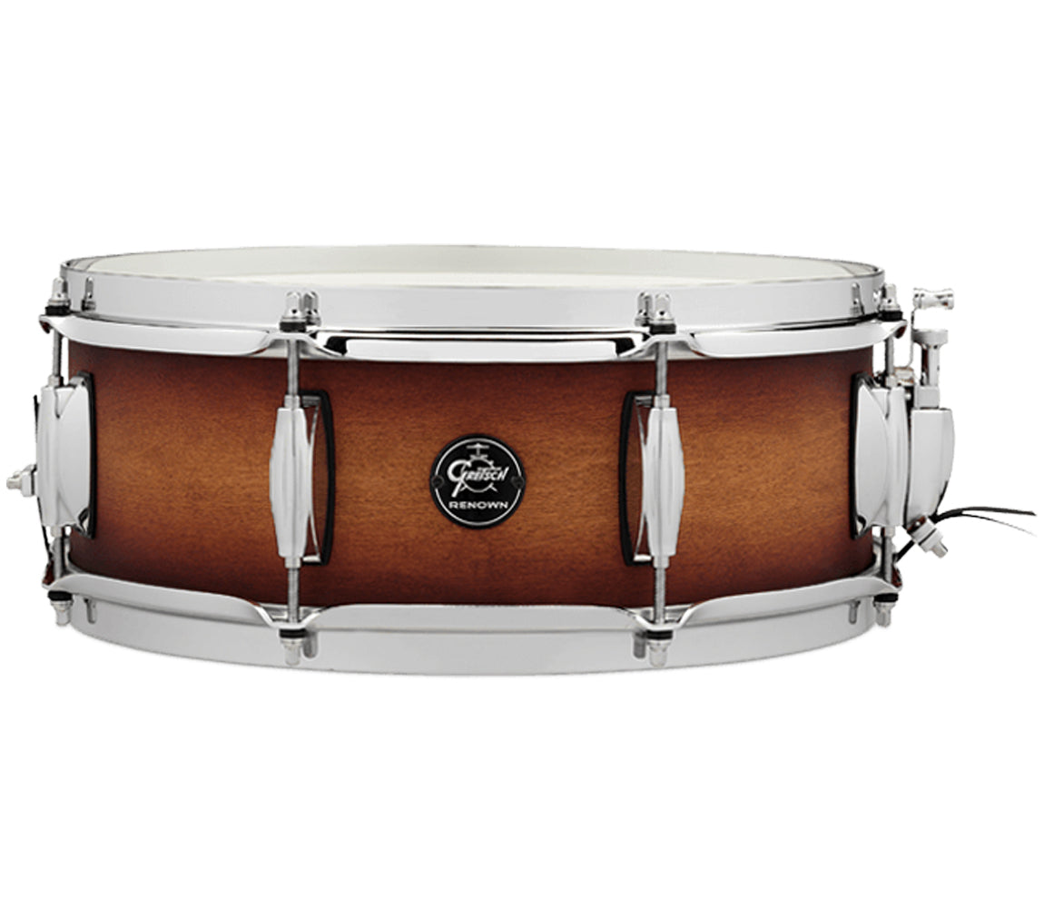 Gretsch Renown Maple 14" x 5.5" Snare Drum in Satin Tobacco Burst