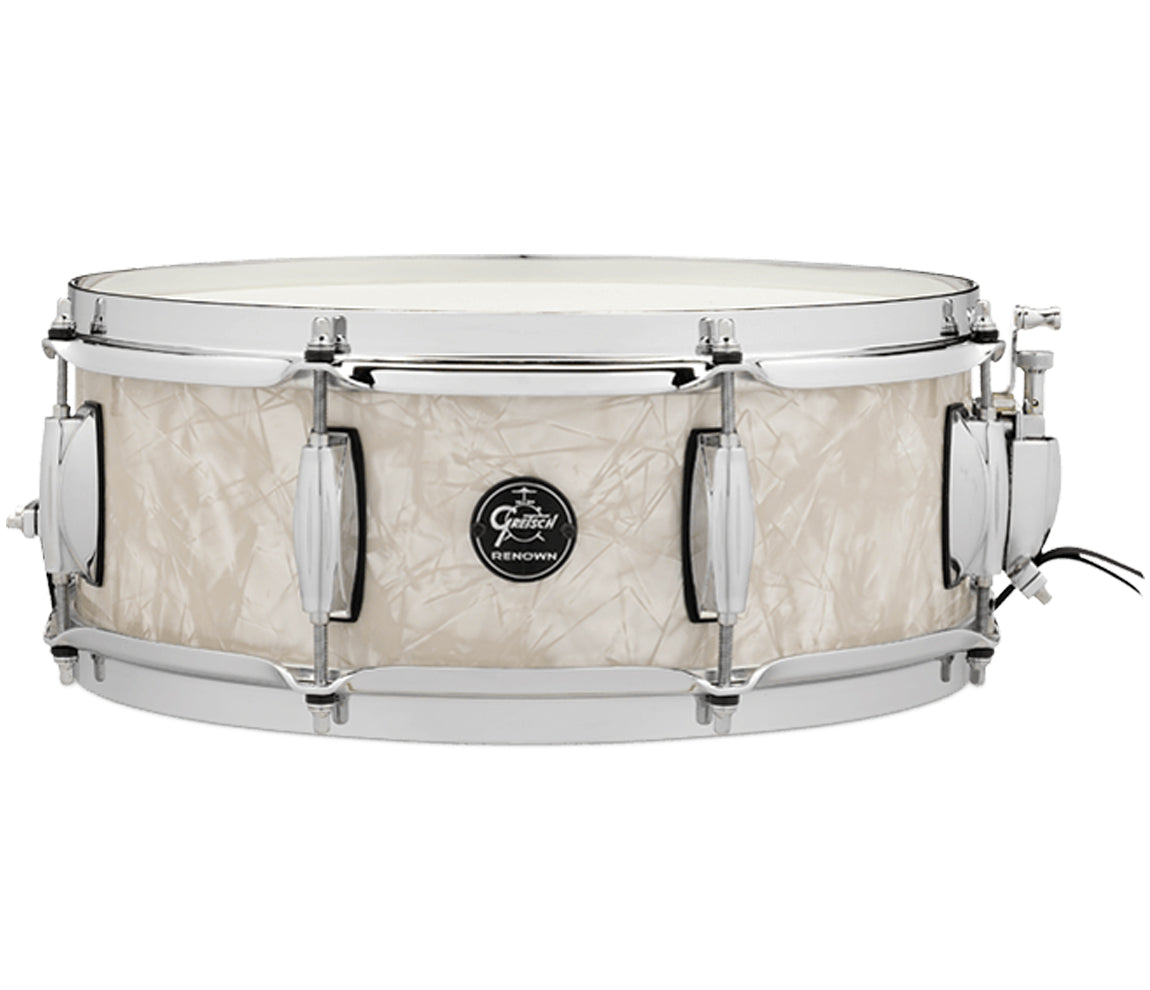 Gretsch Renown Maple 14" x 5.5" Snare Drum in Vintage Pearl