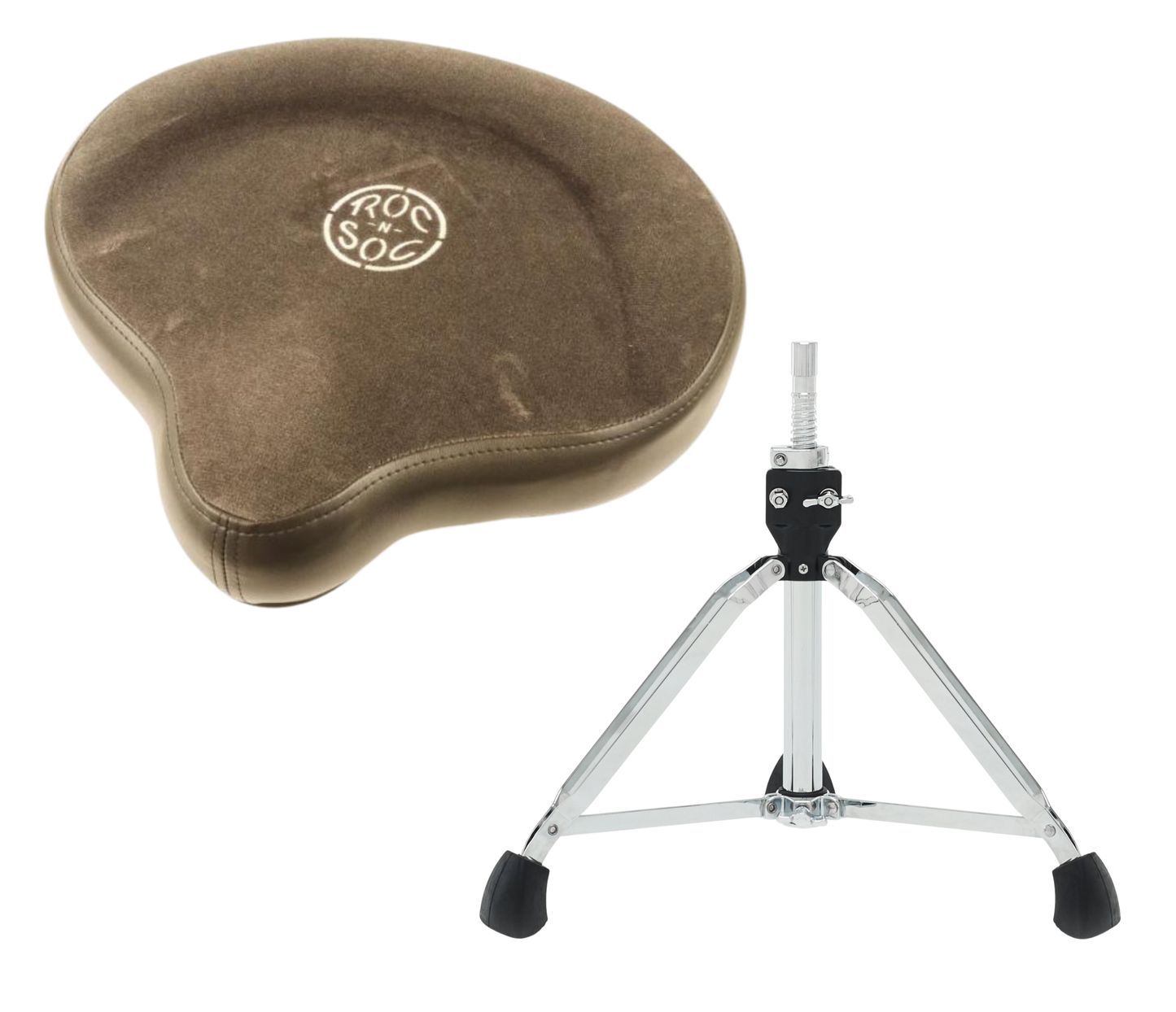 Roc N Soc Cycle Seat Top w/ Gibraltar B9608 Base in Grey