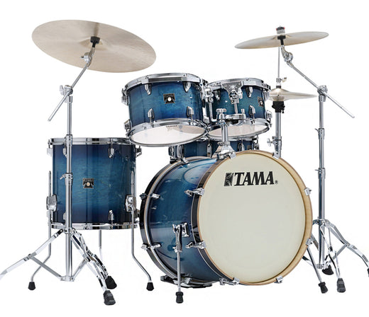 TAMA SUPERSTAR CLASSIC 5-PIECE SHELL PACK IN BLUE LACQUER BURST (20/10/12/14/14SD)