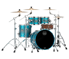 Mapex Saturn Evolution Fusion Maple 4-Piece Shell Pack in Exotic Azure Burst