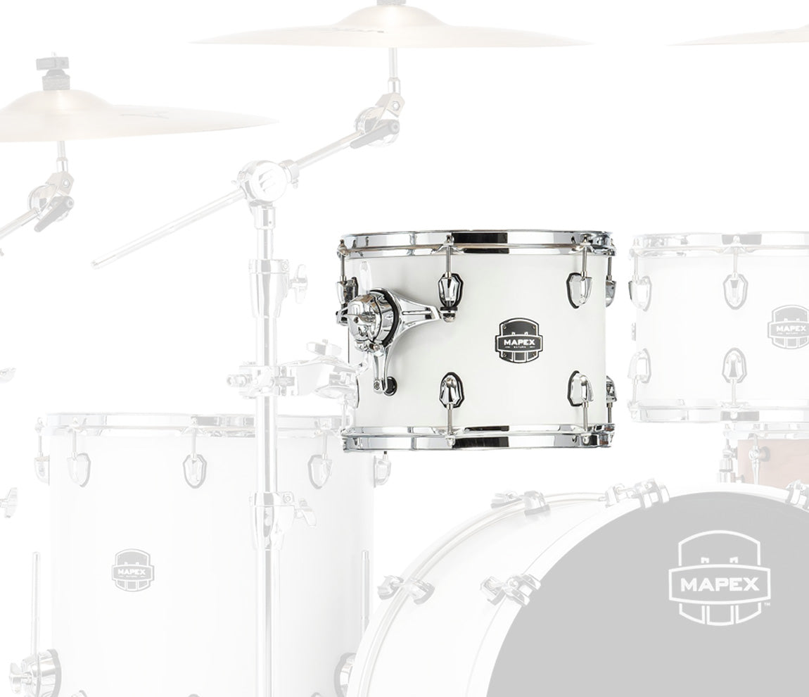 Mapex Saturn Classic 13" x 10" Tom In Satin White