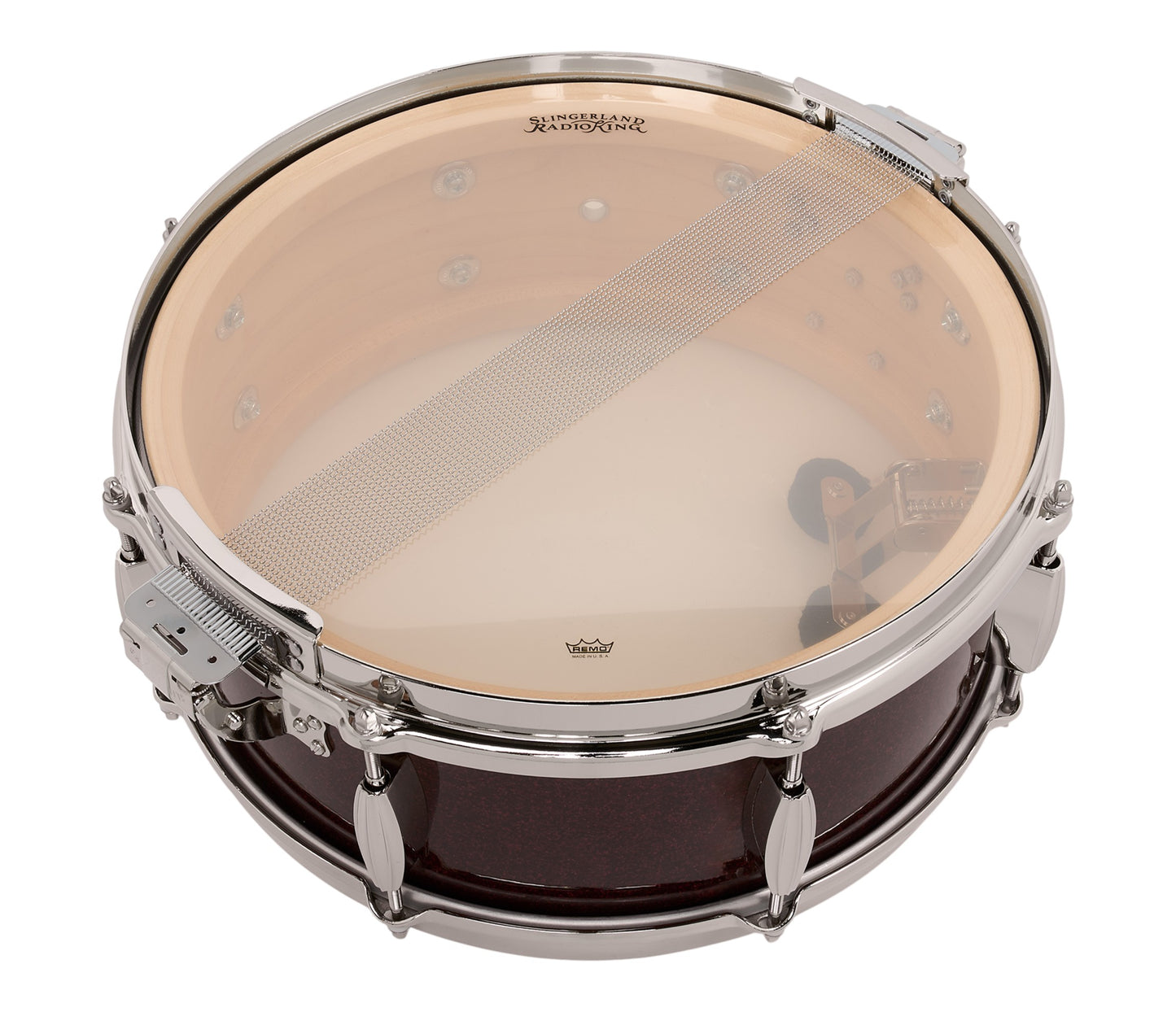 Slingerland Radio King 14" x 5.5" Snare Drum In Maroon Glass