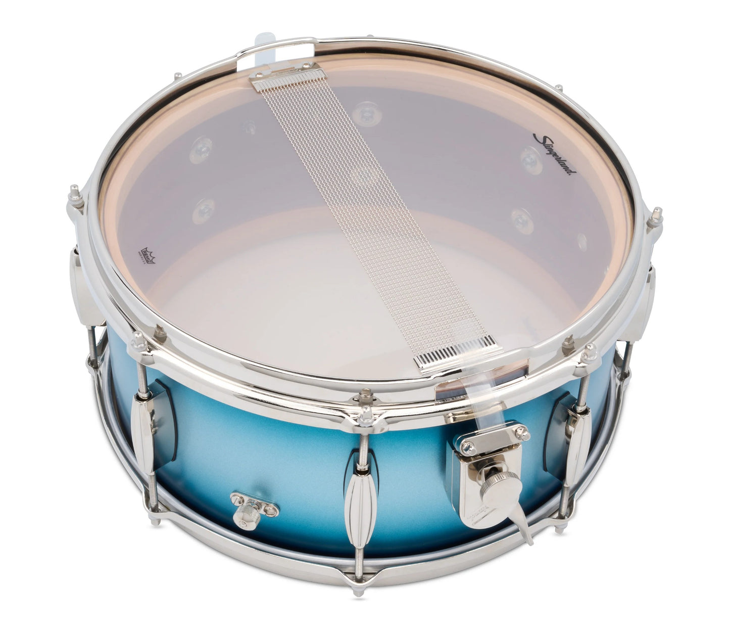 Slingerland Radio King Artist 14" x 6.5" Snare Drum in Blue and Silver Lacquer