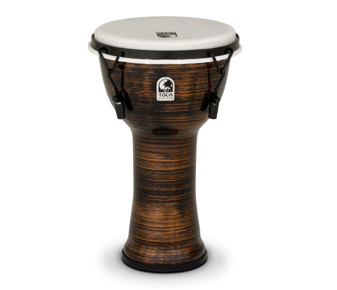 Toca Freestyle II 9" Mechanically Tuned Djembe in Spun Copper