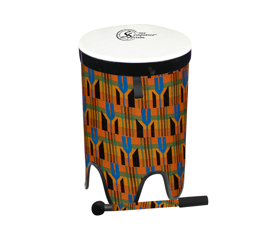Toca Freestyle II 16" Nesting Tom Tom Drum in Kente Cloth