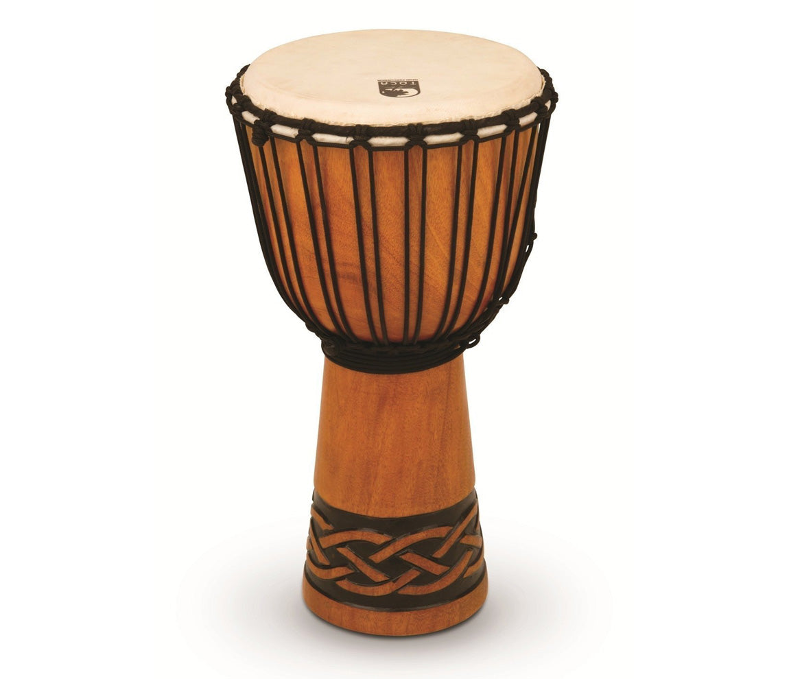 Toca Origins 10" Roped Tuned Djembe in Celtic Knot