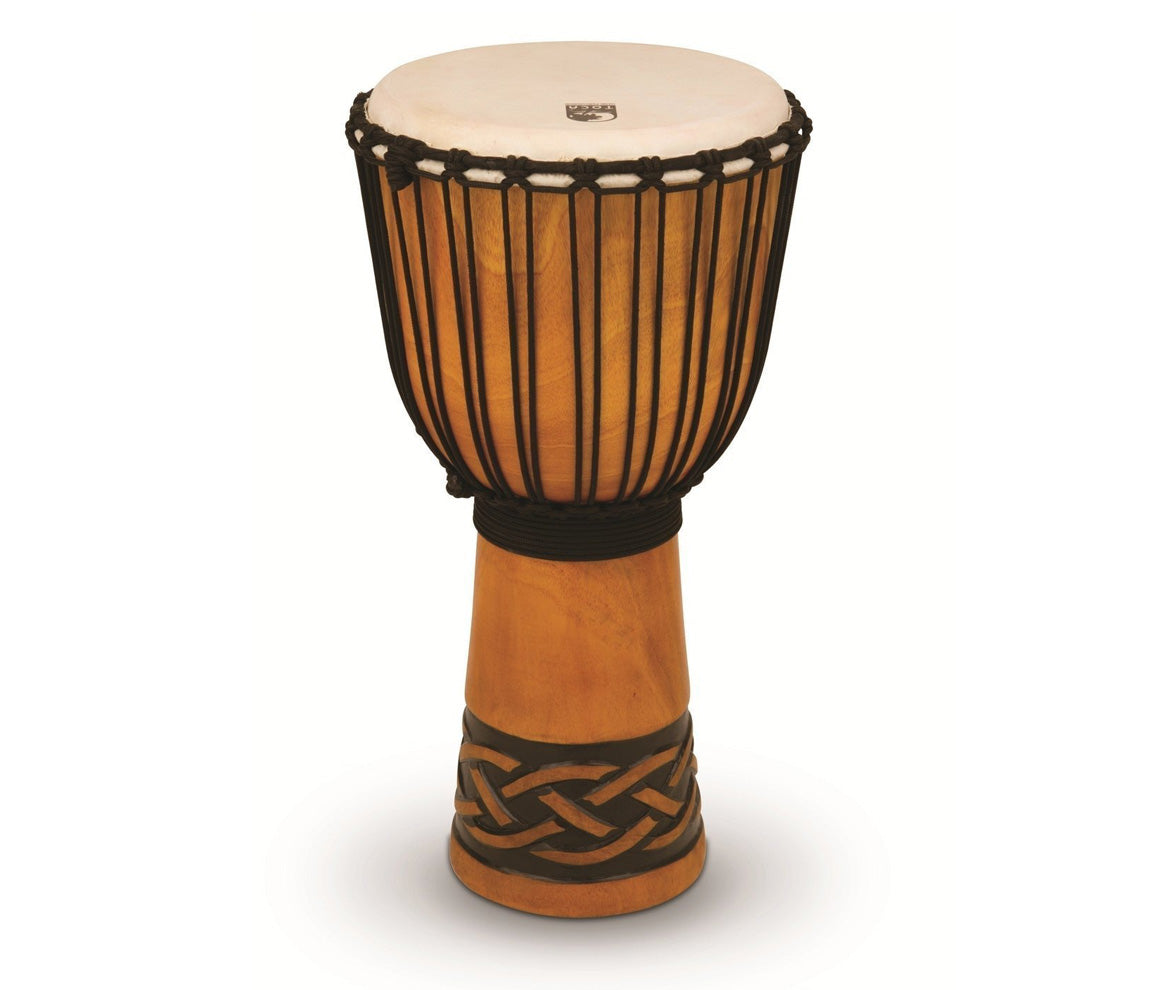 Toca Origins 12" Roped Tuned Djembe in Tribal Mask