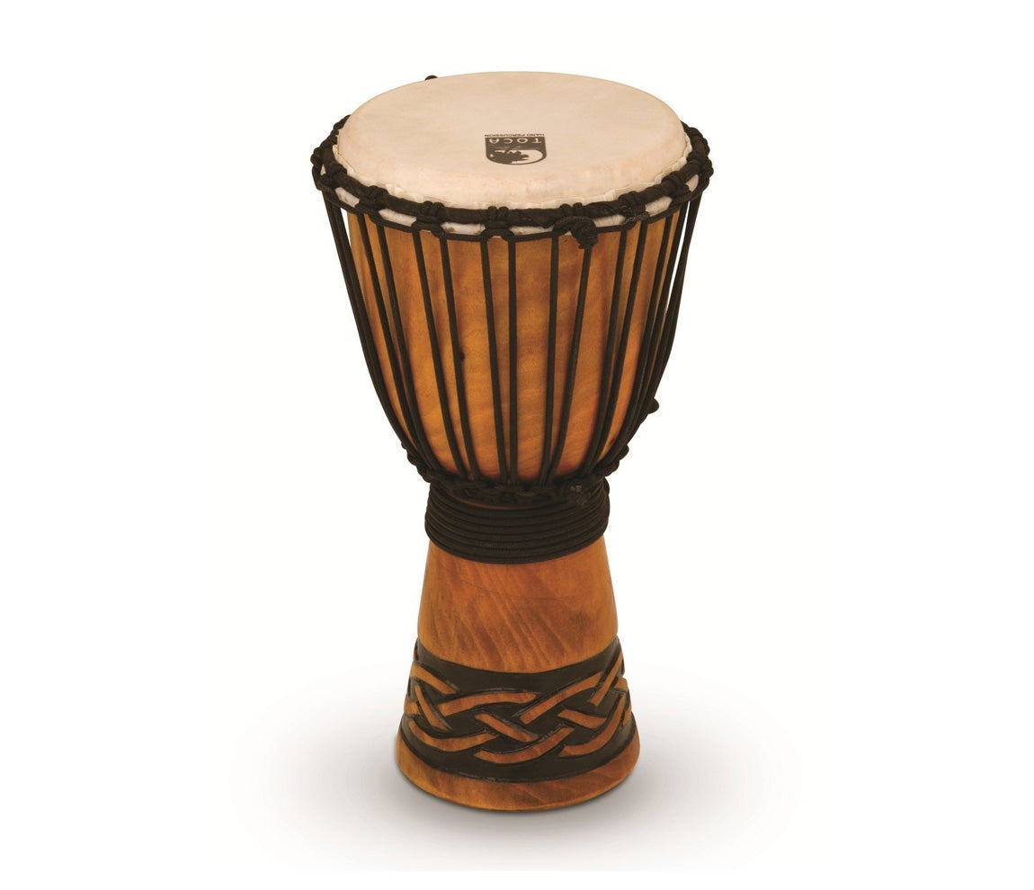 Toca Origins 8" Roped Tuned Djembe in Celtic Knot