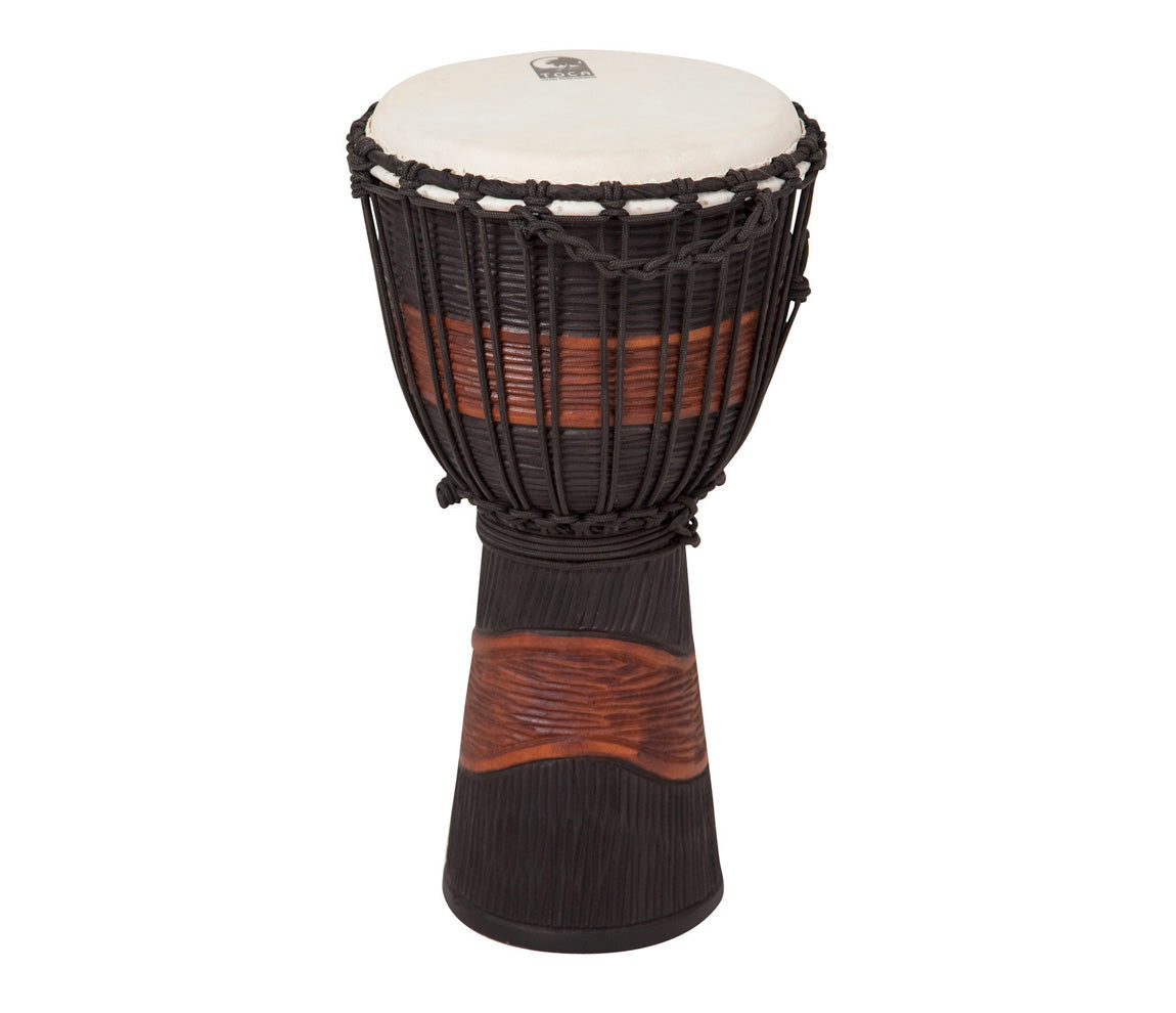 Toca Street 10" Djembe in Brown & Black