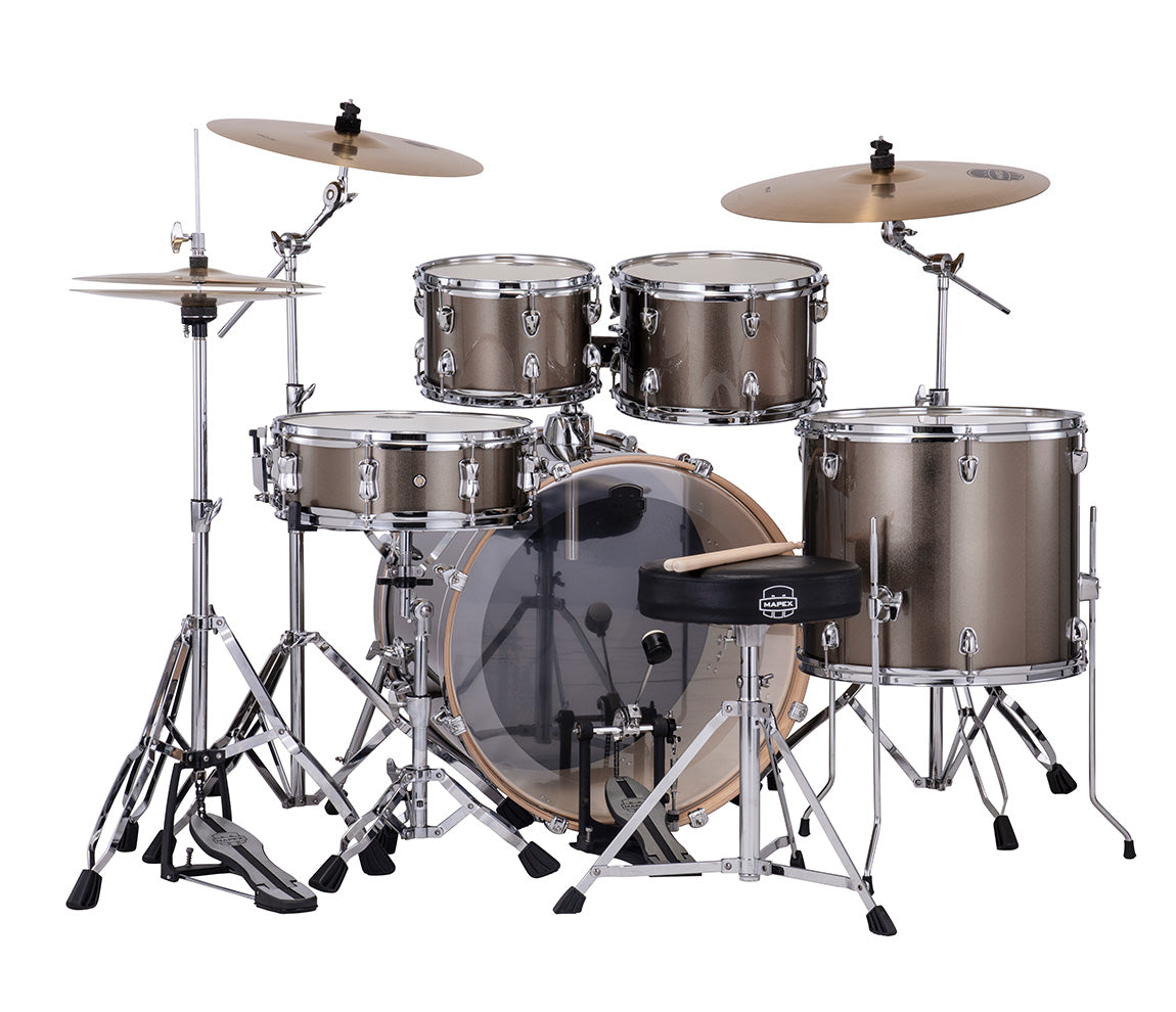 Mapex Venus Rock Complete Drum Kit in Copper Metallic