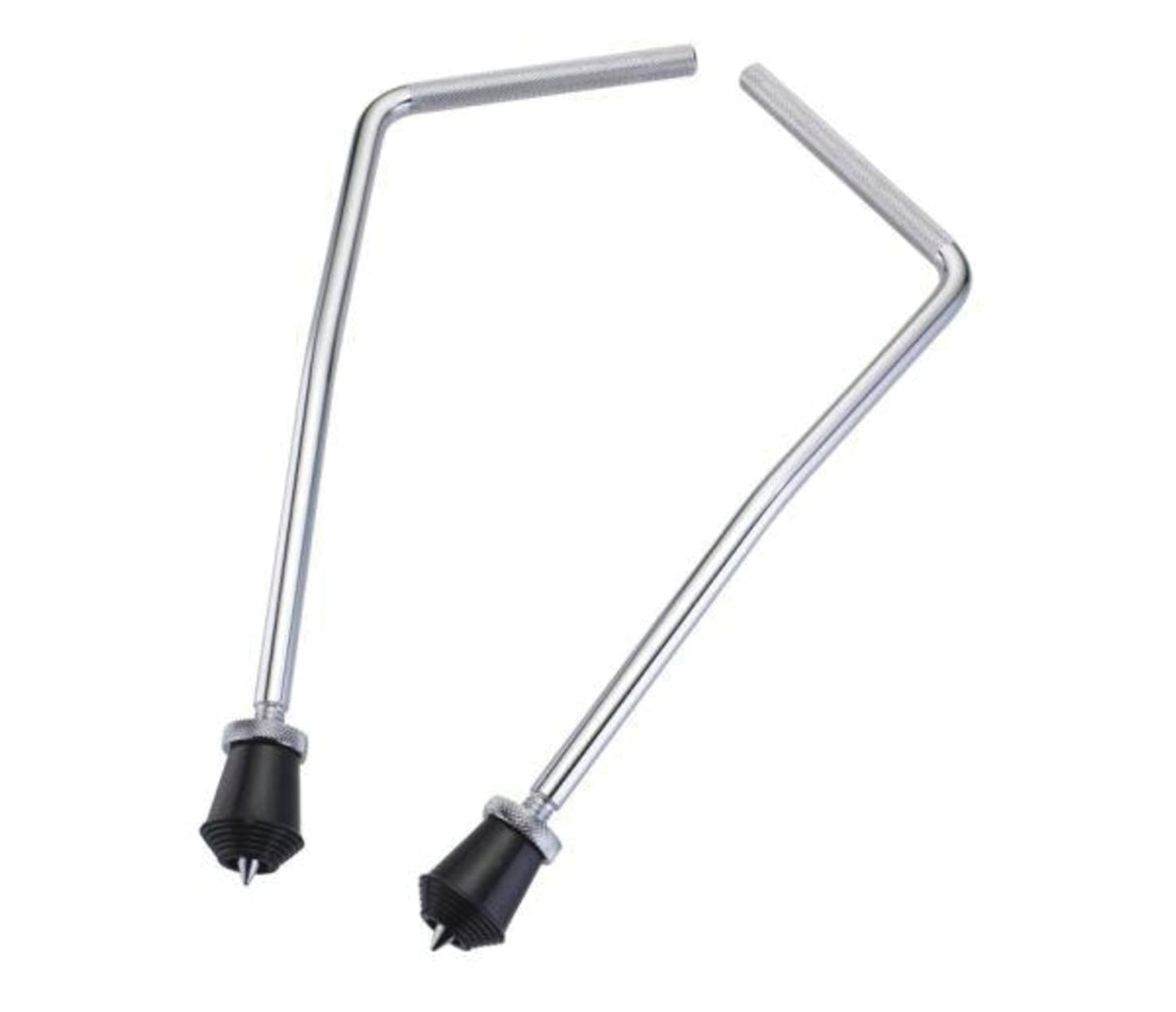 Worldmax Vintage Bass Drum Spurs - Chrome - Pair