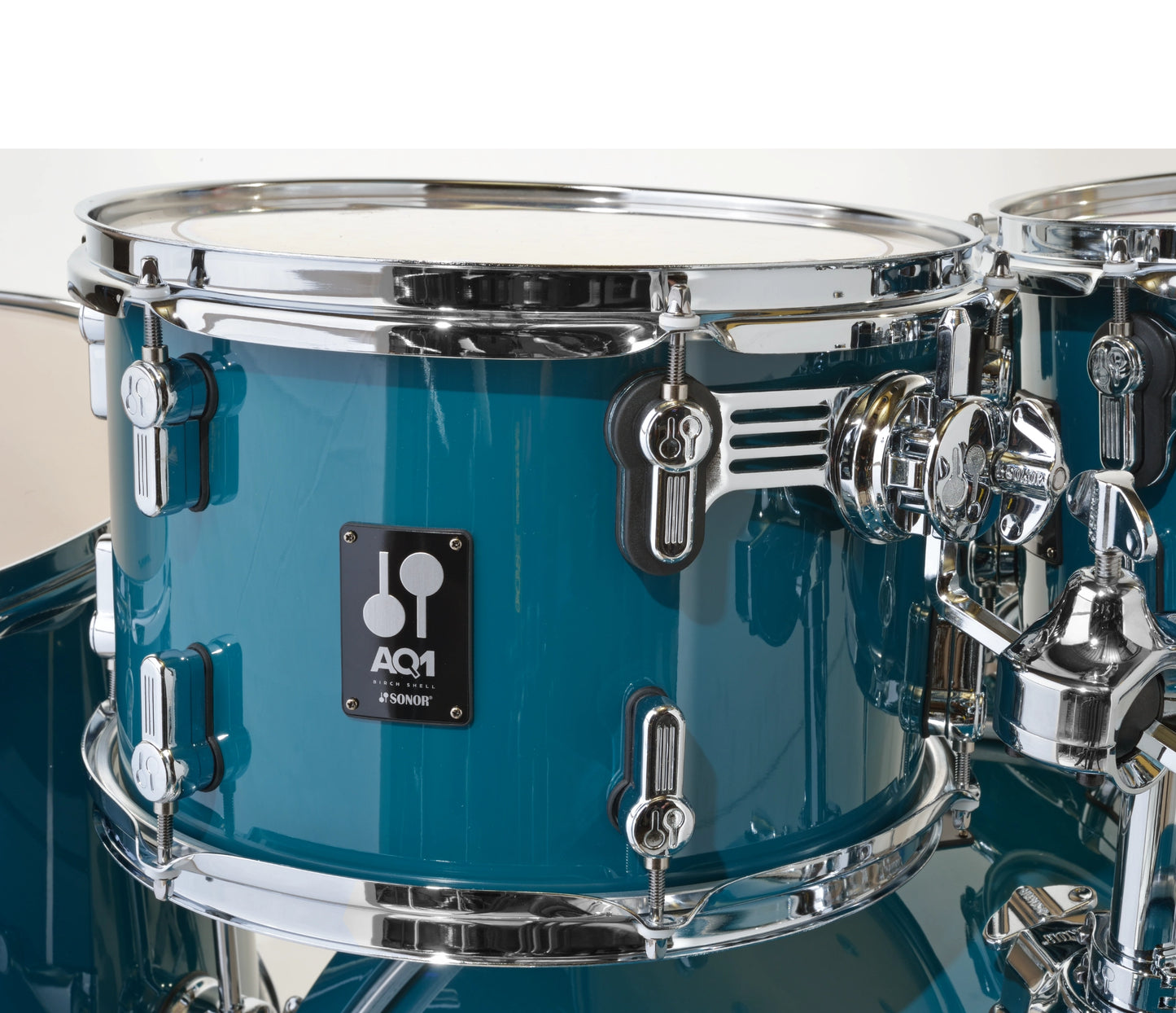 Sonor AQ1 Studio Set 20" 5-Piece Drum Kit in Caribbean Blue inc. Snare