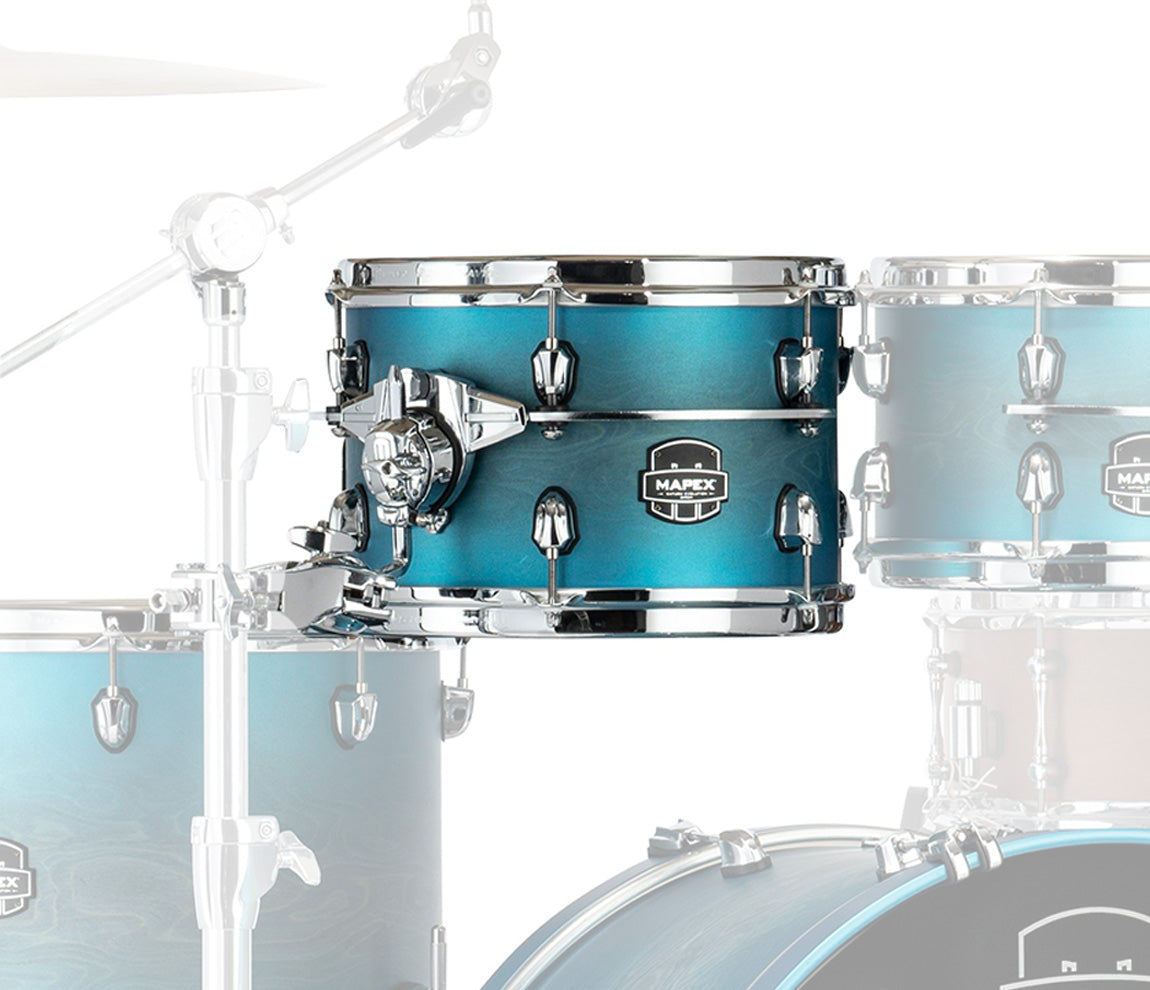 Mapex Saturn Evolution Birch Blend 14" x 6" Snare Drum In Exotic Azure Burst