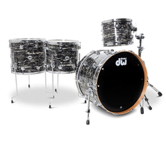 DW Collector's Series 4-Piece Shell Pack in Black Oyster Glass