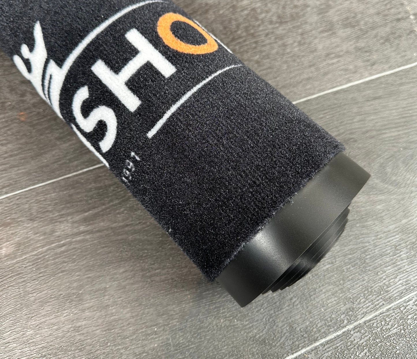 Drumshop Deluxe Rubber Backed Black Drum Mat 160cm x 190cm