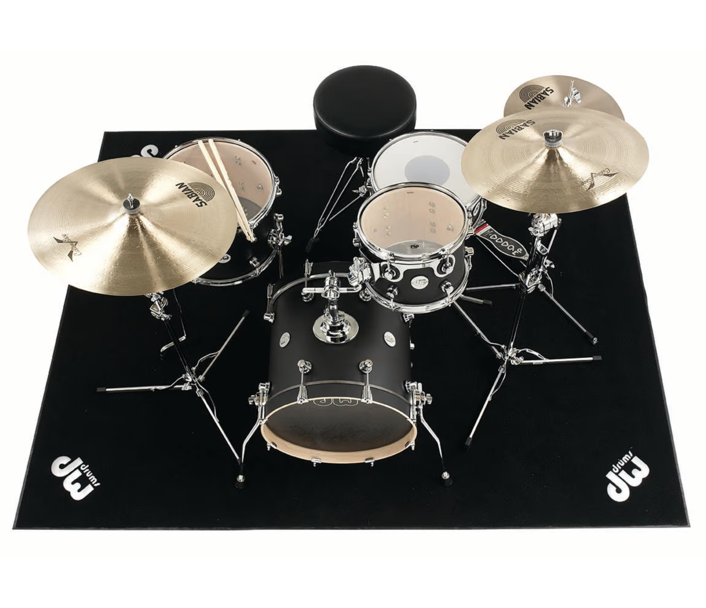 DW Logo Drum Rug, 62" x 78"