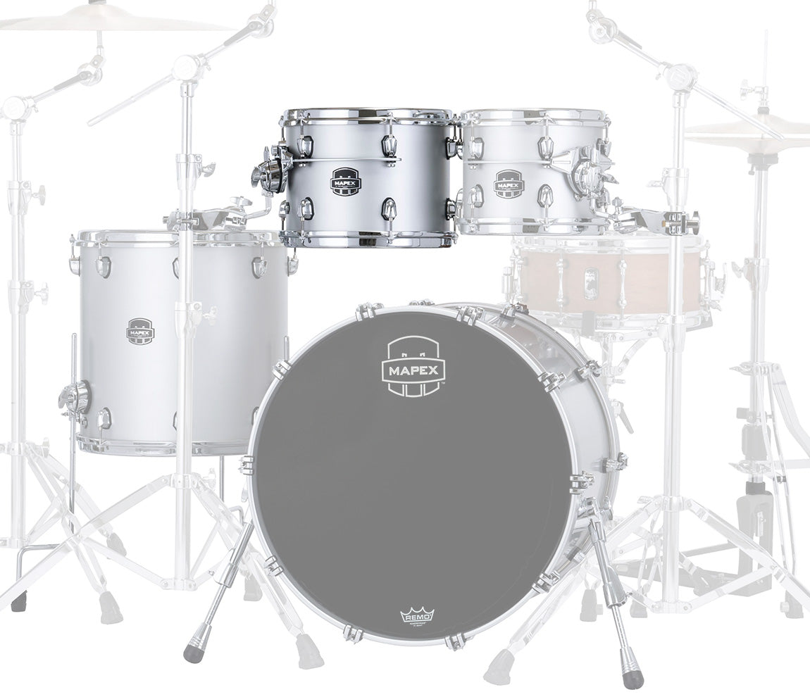 Mapex Saturn Evolution Maple Blend 14" x 11" Tom In Iridium Silver