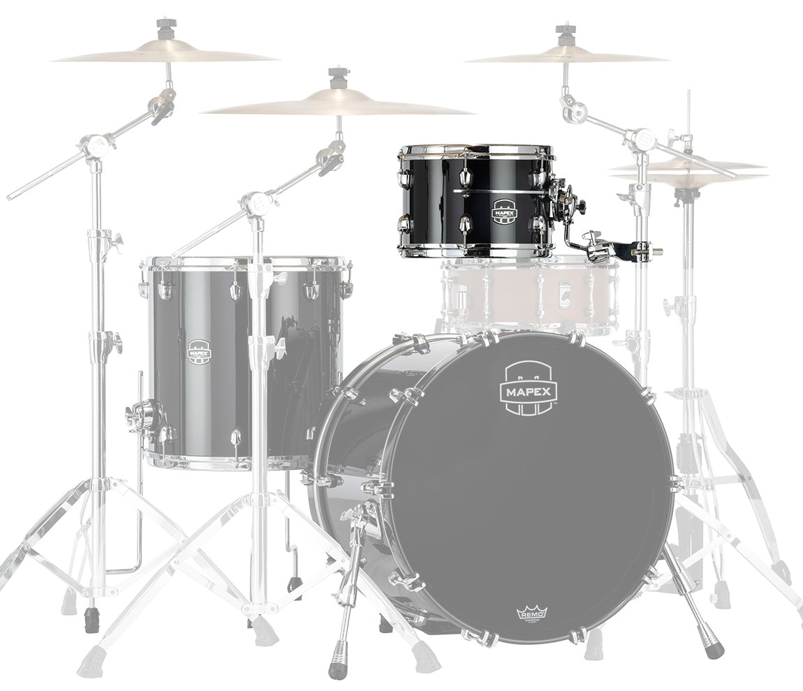 Mapex Saturn Evolution Birch Blend 8" x 7" Tom In Piano Black