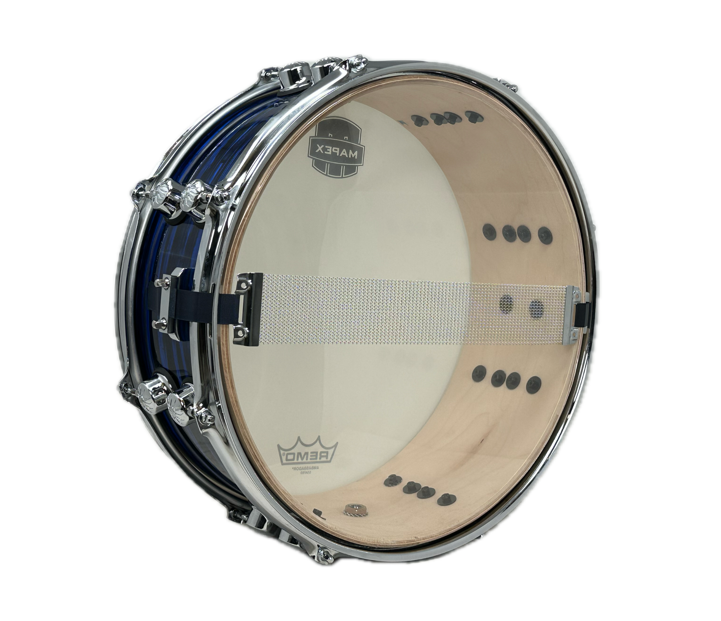 Pre Loved Natal Arcadia 14" x 5.5" Snare Drum In Blue Oyster