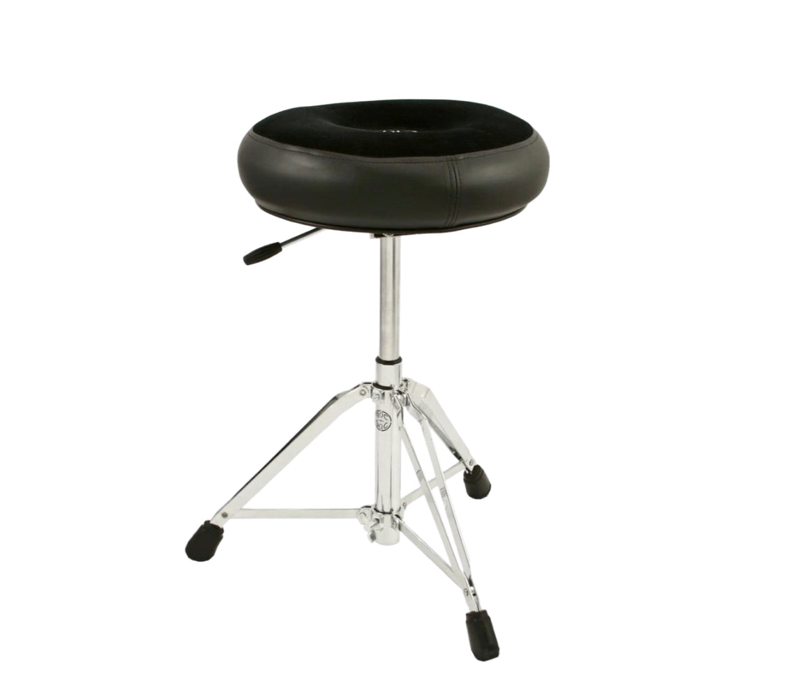 Roc N Soc Nitro Extended Throne with Round Seat (22" - 28") in Black