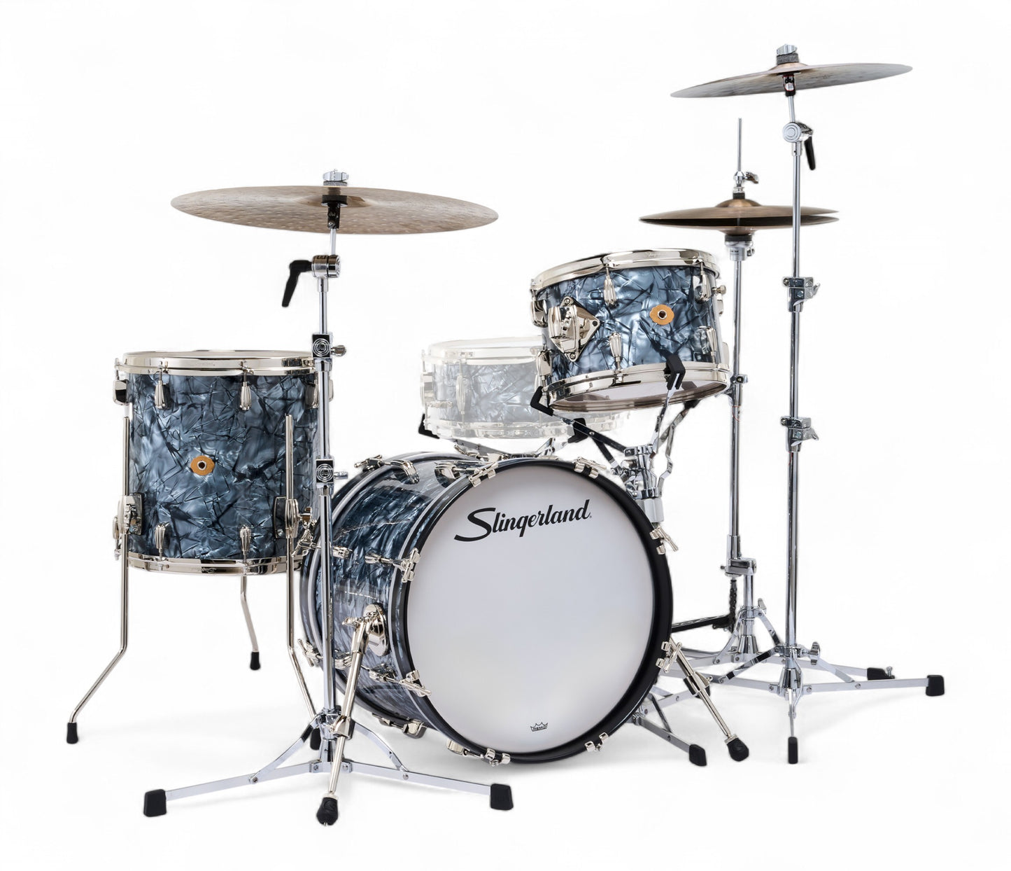 Slingerland Radio King 18" 3-Piece Shell Pack in Black Diamond Pearl 18/12/19