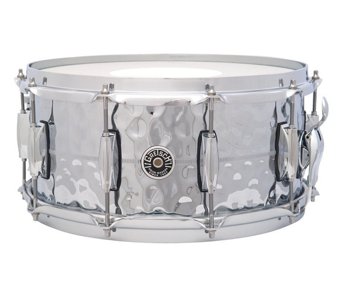 Gretsch Brooklyn 14" x 6.5" Hammered Brass Snare Drum
