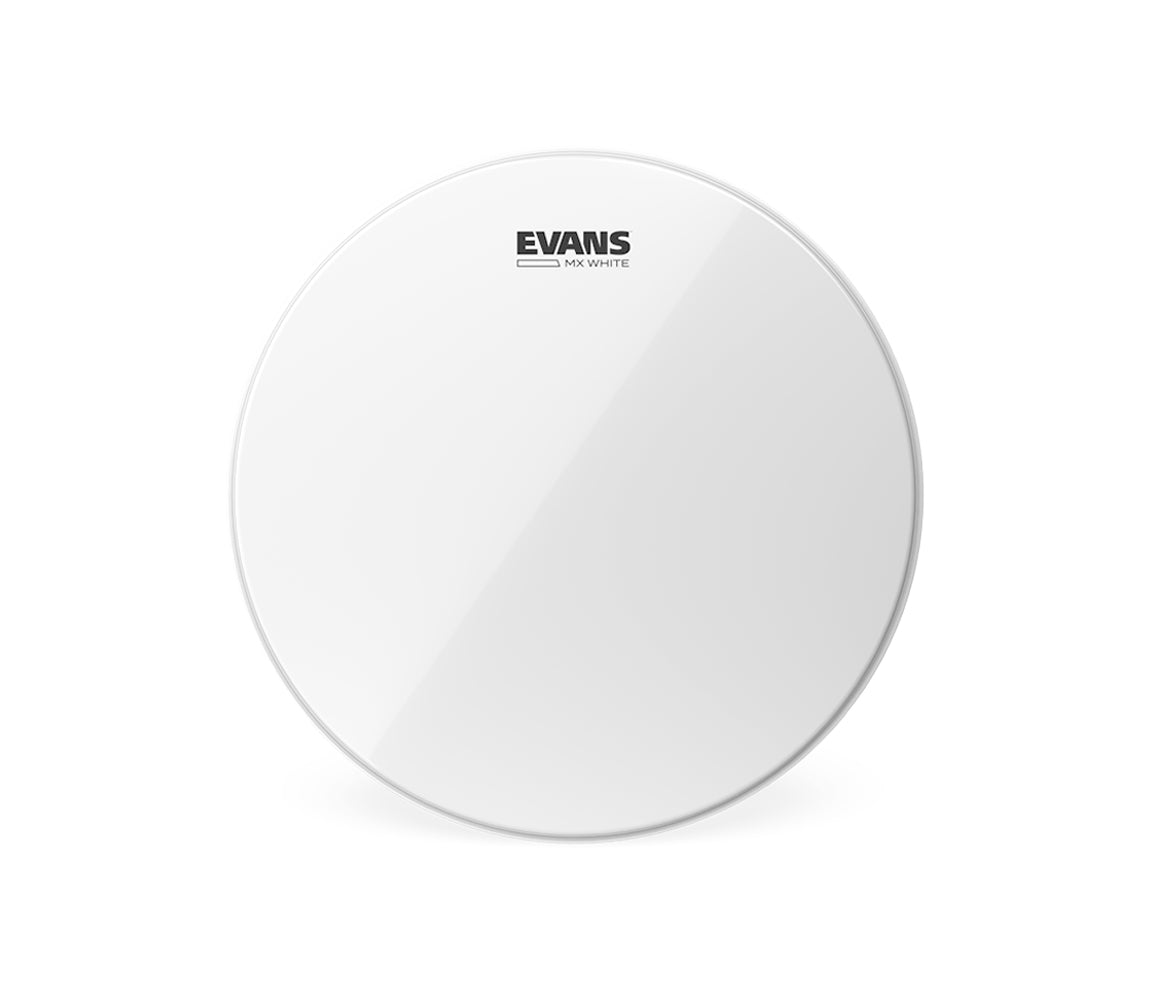 Evans 12" MX White Marching Tenor Head