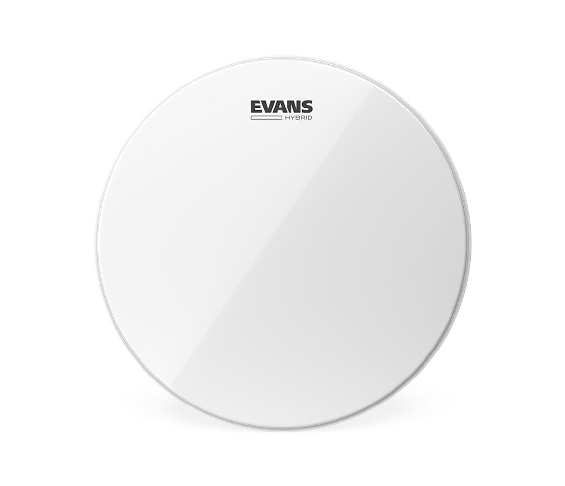 Evans 13" Hybrid White Marching Snare Drum Head